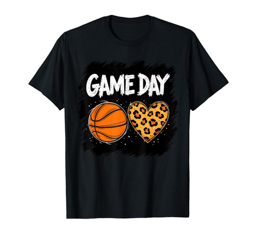 Game Day Animal Heart Basketball T-Shirt - Custom Art Print for Adults - T-Shirt, Sweatshirt, Hoodie
