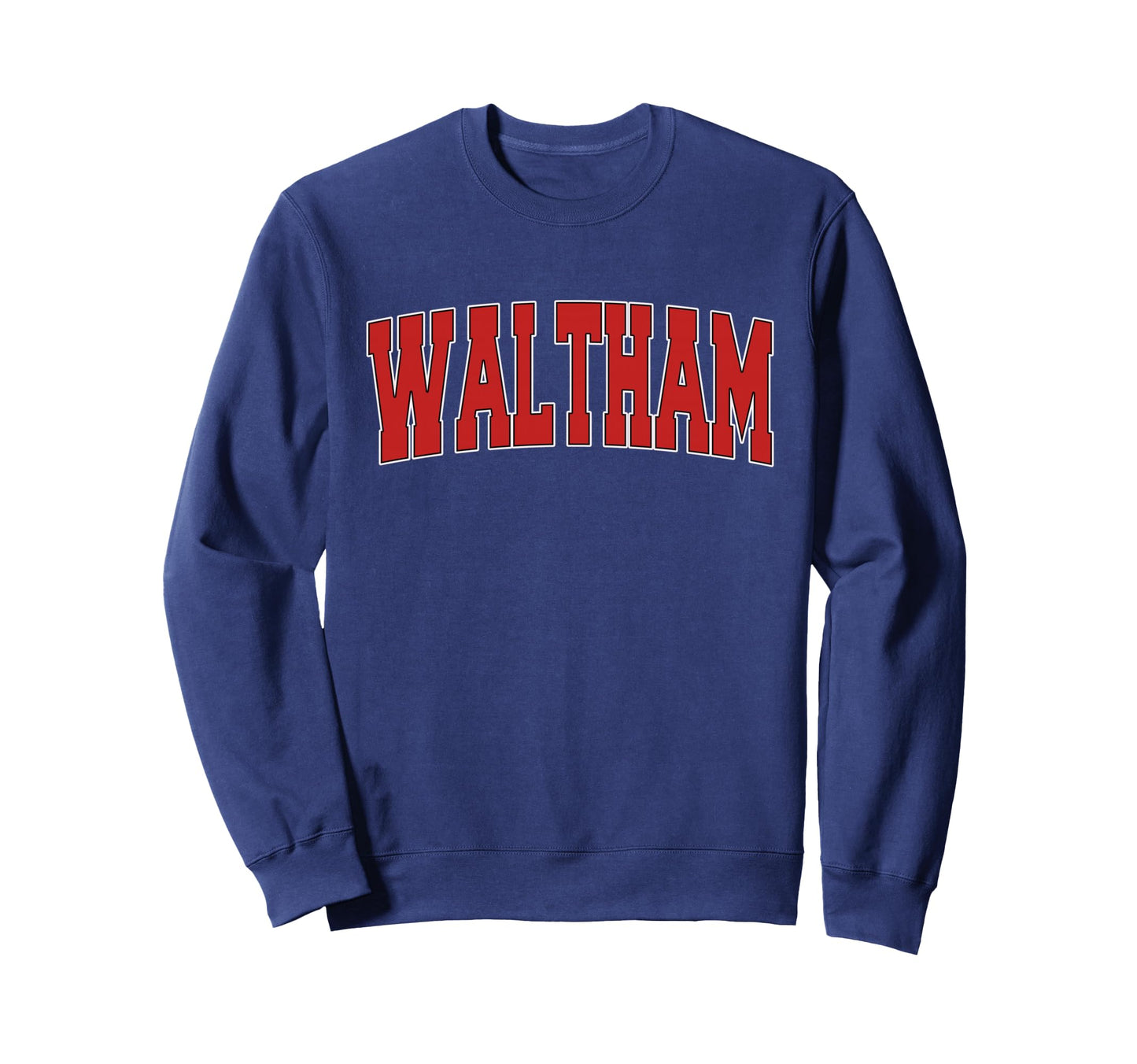 Waltham Ma Massachusetts Varsity Usa Sweatshirt - Trendy Graphic Unisex - T-Shirt, Sweatshirt, Hoodie
