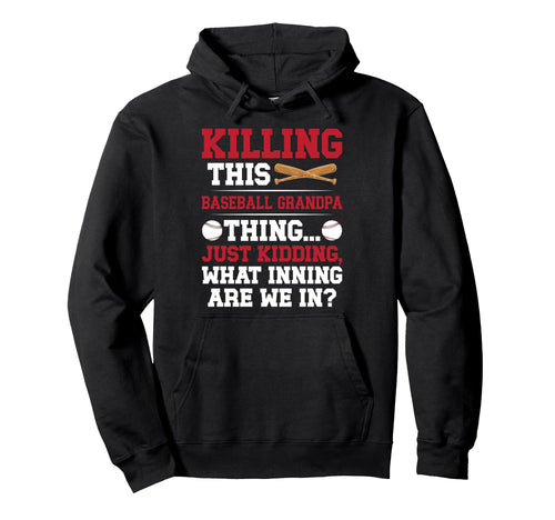This Baseball Grandpa Thing Baseball Hoodie - Custom Art Print Men Women - T-Shirt, Sweatshirt, Hoodie