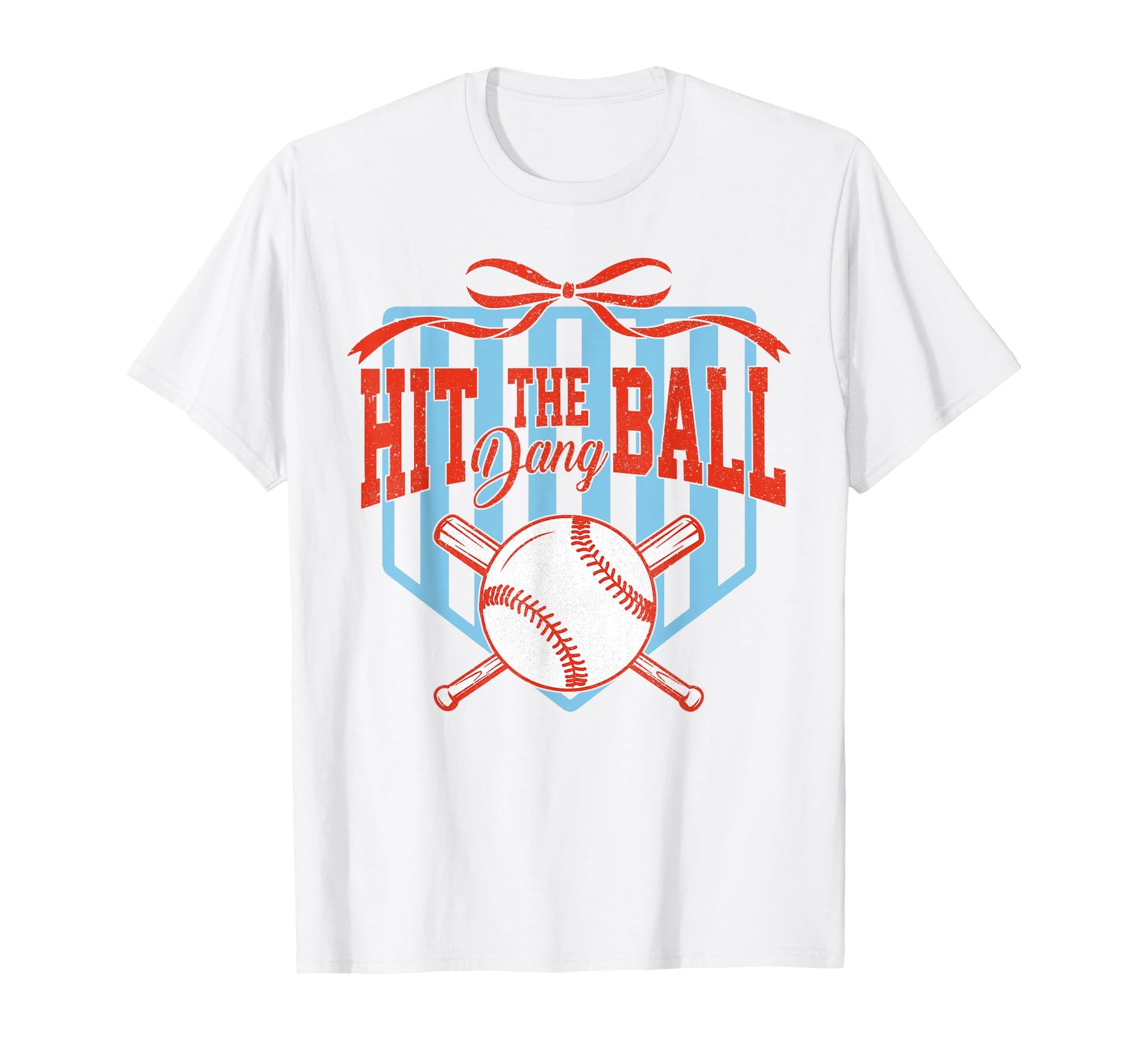 Hit Dang Ball Baseball Softball T-Shirt - Novelty Apparel for Adults - T-Shirt, Sweatshirt, Hoodie