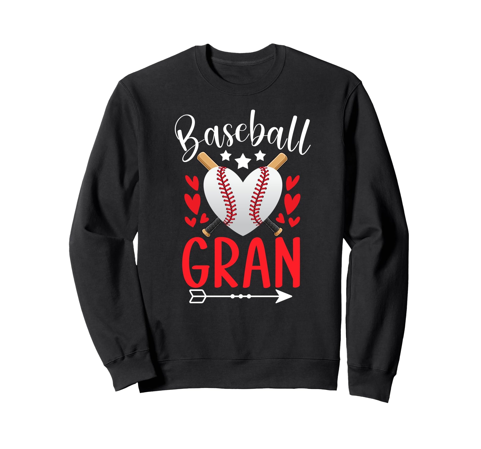 Baseball Gran Grandma Gran Baseball Sweatshirt - Aesthetic Graphic Unisex - T-Shirt, Sweatshirt, Hoodie