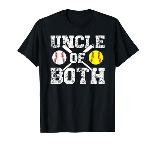 Uncle Both Baseball Softball Uncle T-Shirt - Custom Art Print Men Women - T-Shirt, Sweatshirt, Hoodie