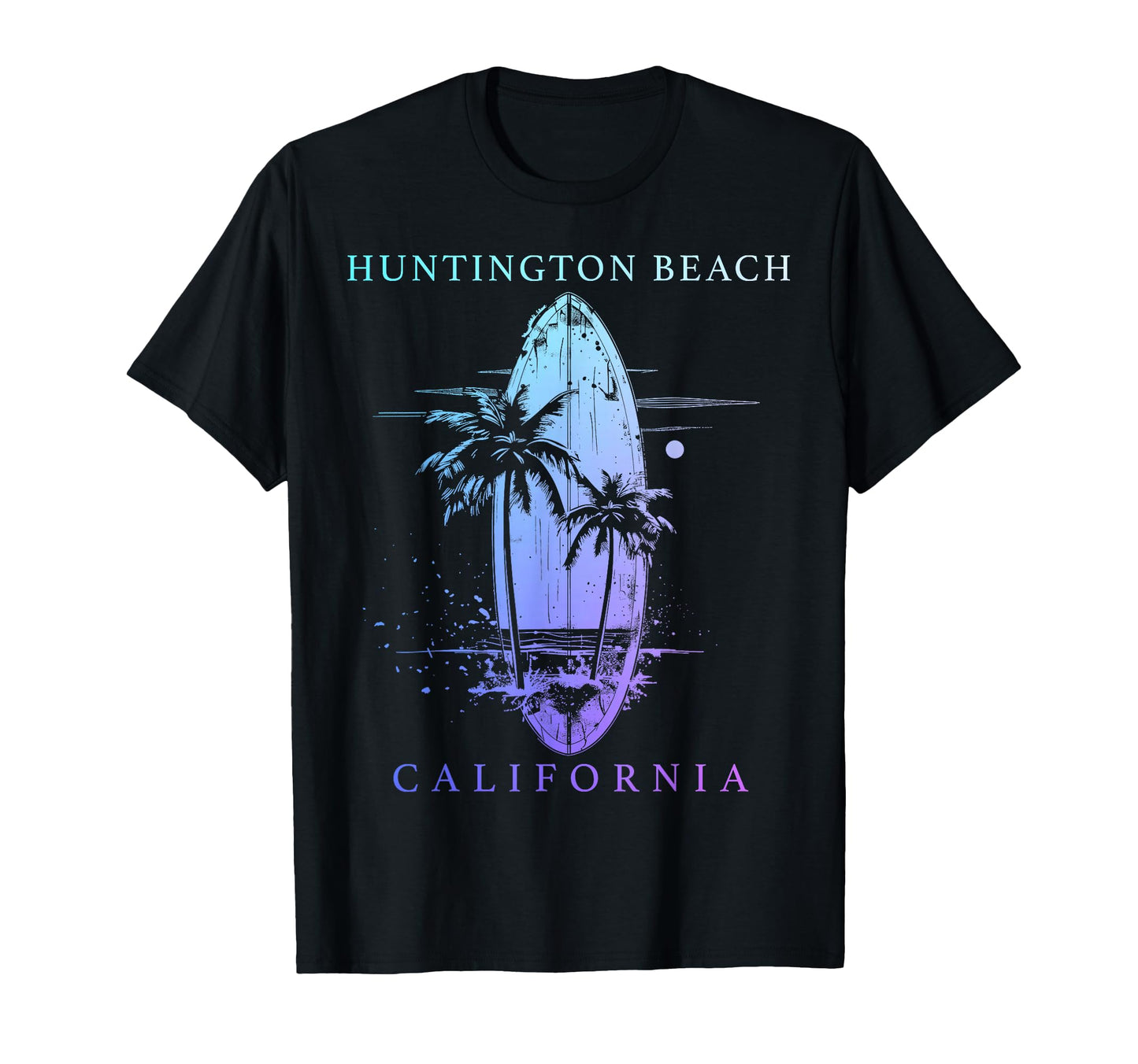 Huntington Beach California Surf T-Shirt - Minimalist Print Men Women - T-Shirt, Sweatshirt, Hoodie
