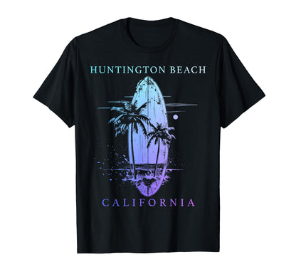 Huntington Beach California Surf T-Shirt - Minimalist Print Men Women - T-Shirt, Sweatshirt, Hoodie