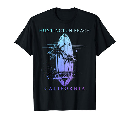 Huntington Beach California Surf T-Shirt - Minimalist Print Men Women - T-Shirt, Sweatshirt, Hoodie