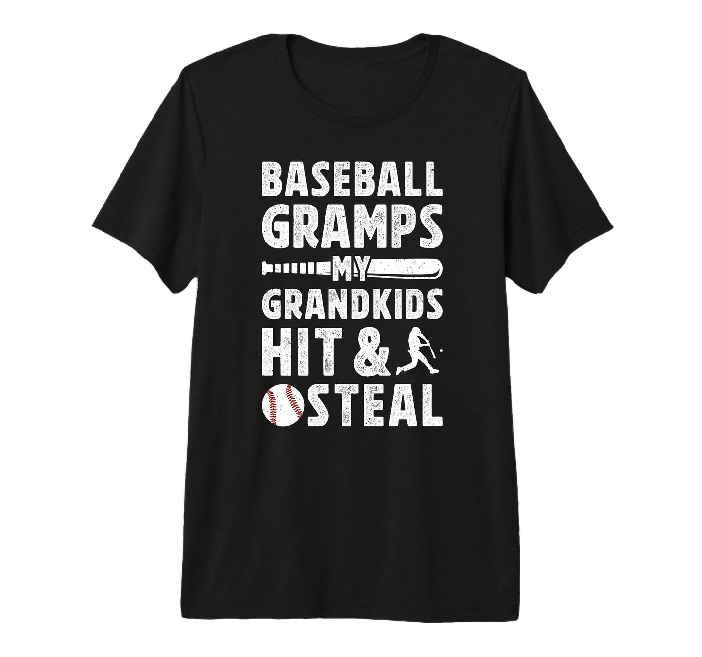 Mens Baseball Gramps Grandpa Funny Gramps T-Shirt - Graphic Print Unisex - T-Shirt, Sweatshirt, Hoodie