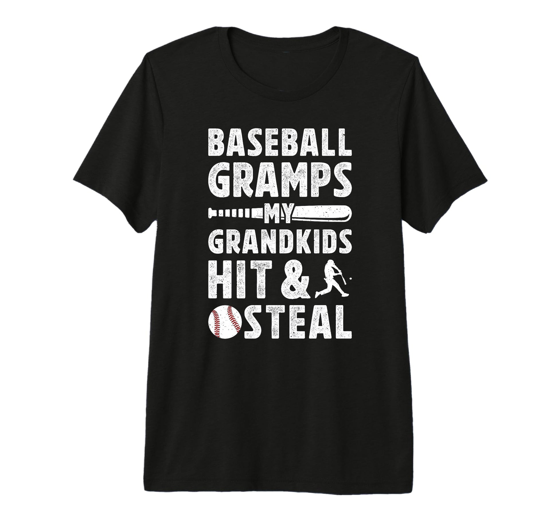 Mens Baseball Gramps Grandpa Funny Gramps T-Shirt - Graphic Print Unisex - T-Shirt, Sweatshirt, Hoodie