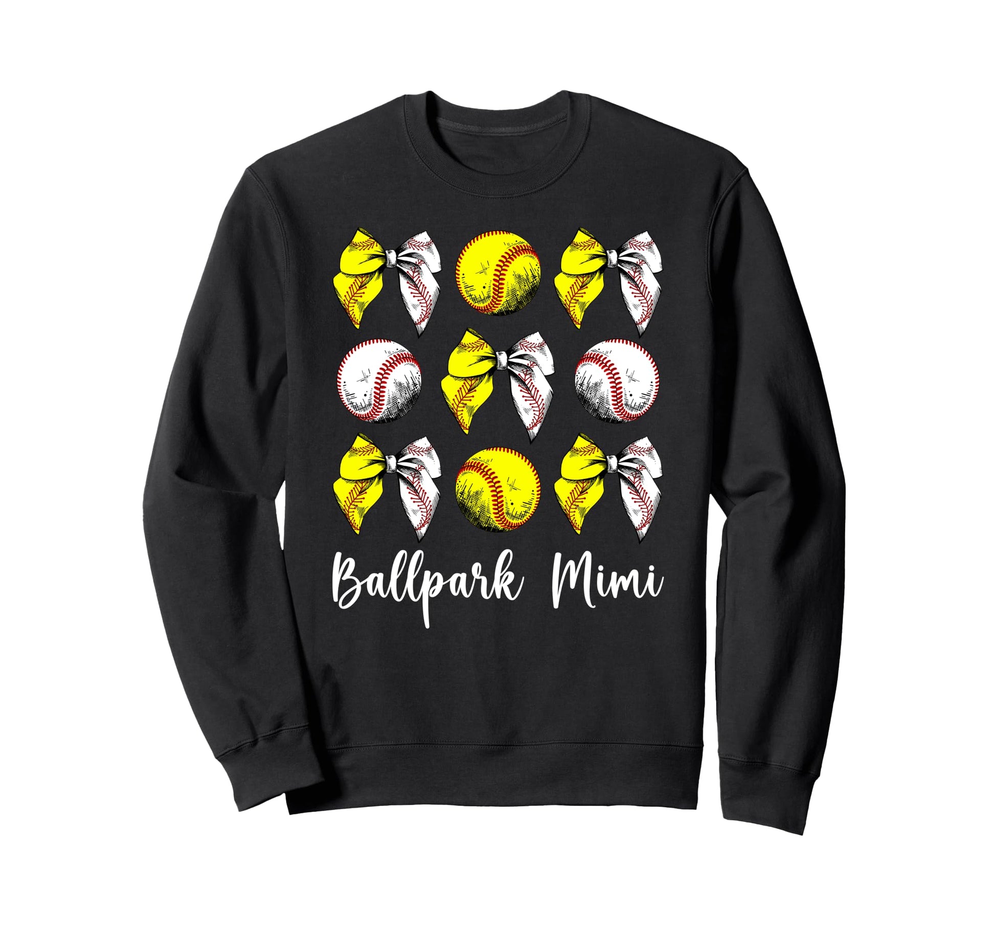 Ballpark Mimi Coquette Softball Baseball Sweatshirt - Graphic Print Unisex - T-Shirt, Sweatshirt, Hoodie