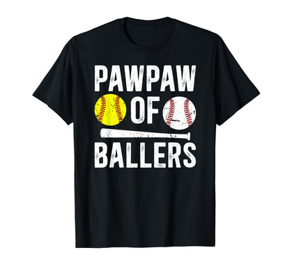 Pawpaw Ballers Proud Baseball T-Shirt - Casual Everyday Wear for Adults - T-Shirt, Sweatshirt, Hoodie