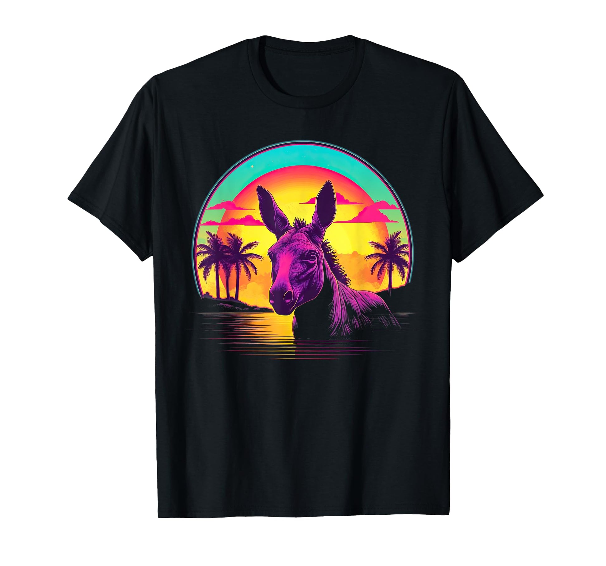 Sunset Mule T-Shirt - Fun Novelty Design Unisex - T-Shirt, Sweatshirt, Hoodie