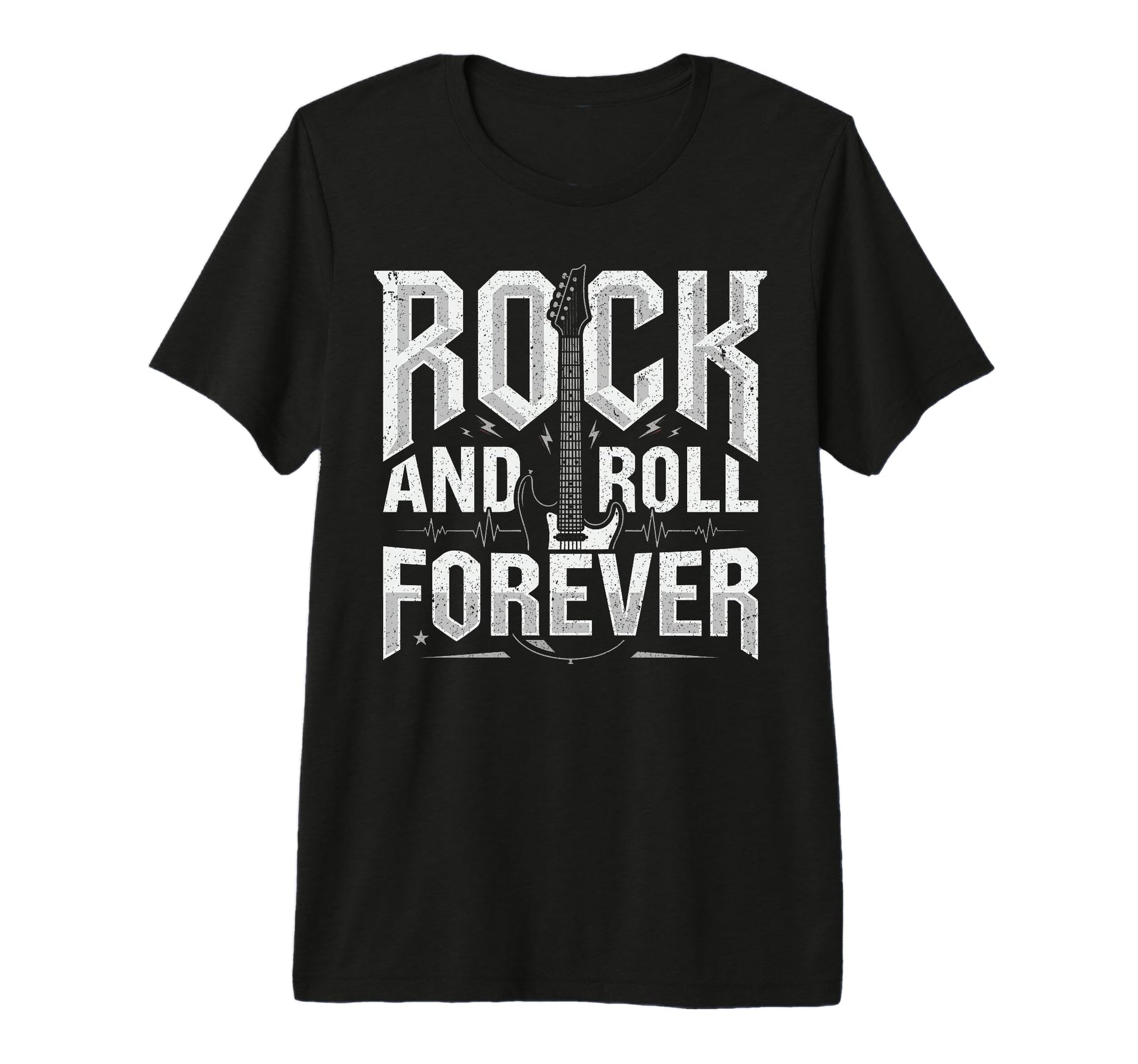 Rock And Roll Forever Rock Music Heavy T-Shirt - Unique Graphic Men Women - T-Shirt, Sweatshirt, Hoodie