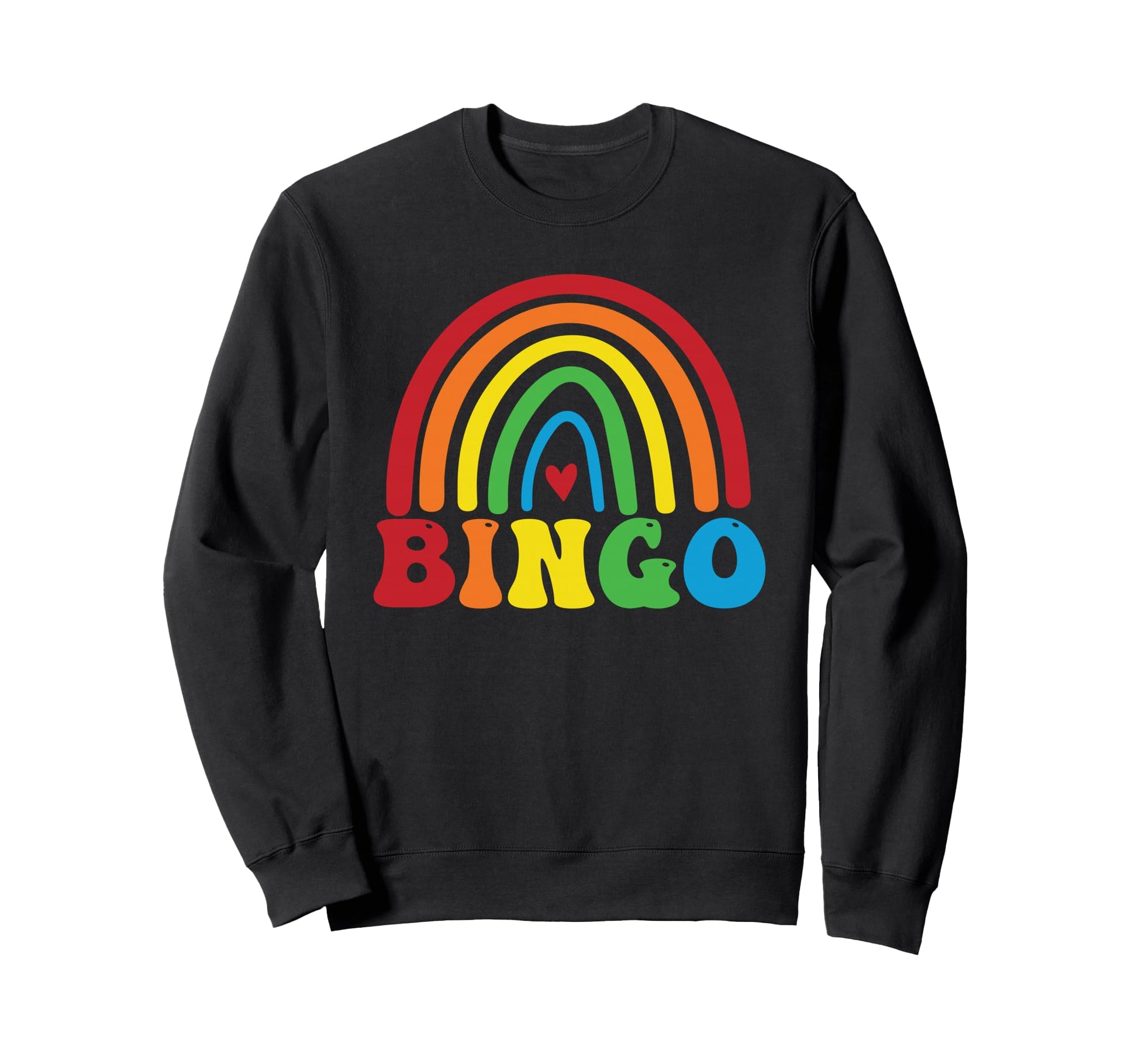 Bingo Rainbow Bingo Player Sweatshirt - Fun Novelty Design for Adults - T-Shirt, Sweatshirt, Hoodie