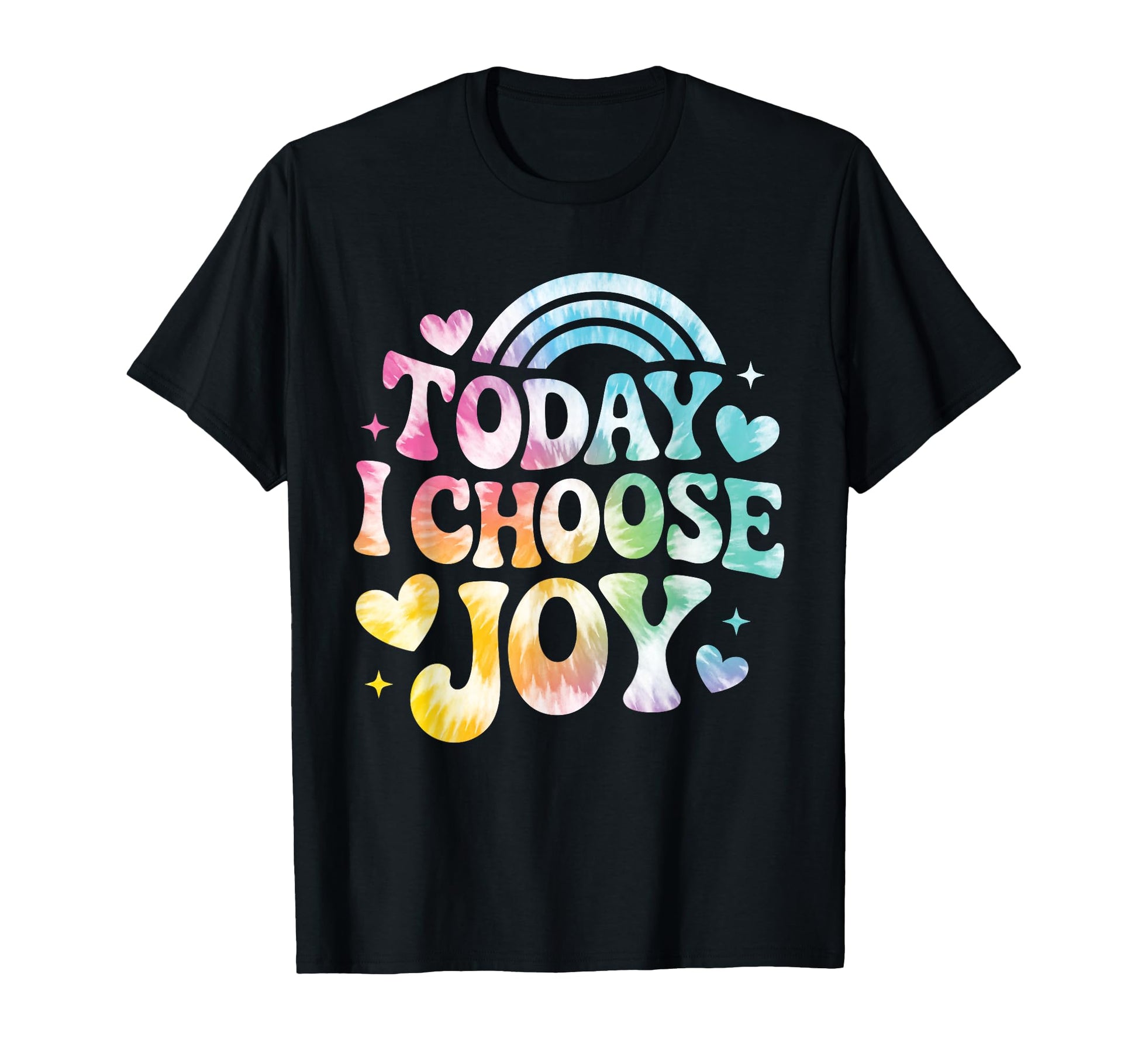 Today I Choose Joy Positive Groovy Tie T-Shirt - Streetwear Style Unisex - T-Shirt, Sweatshirt, Hoodie