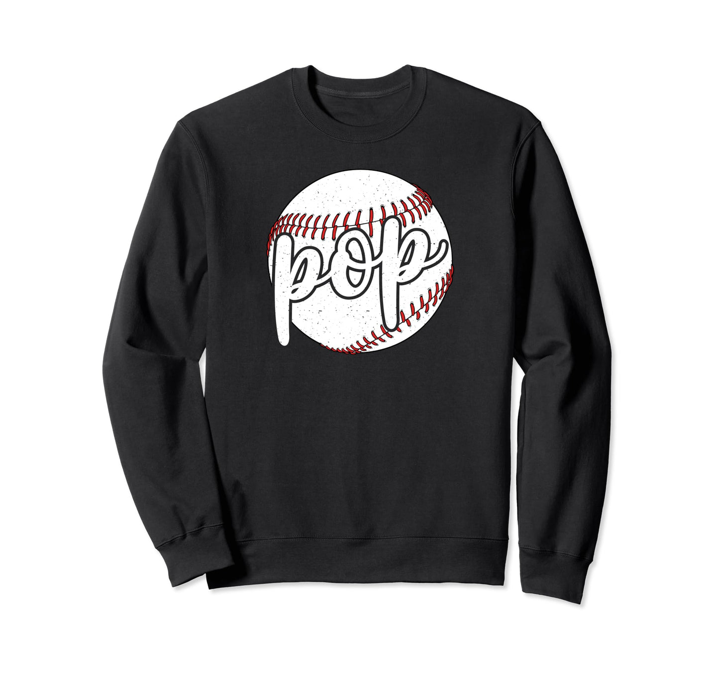 Pop Proud Baseball Pop Sweatshirt - Casual Everyday Wear for Adults - T-Shirt, Sweatshirt, Hoodie