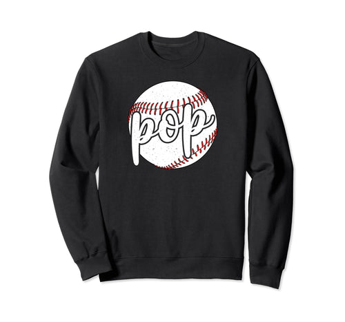 Pop Proud Baseball Pop Sweatshirt - Casual Everyday Wear for Adults - T-Shirt, Sweatshirt, Hoodie