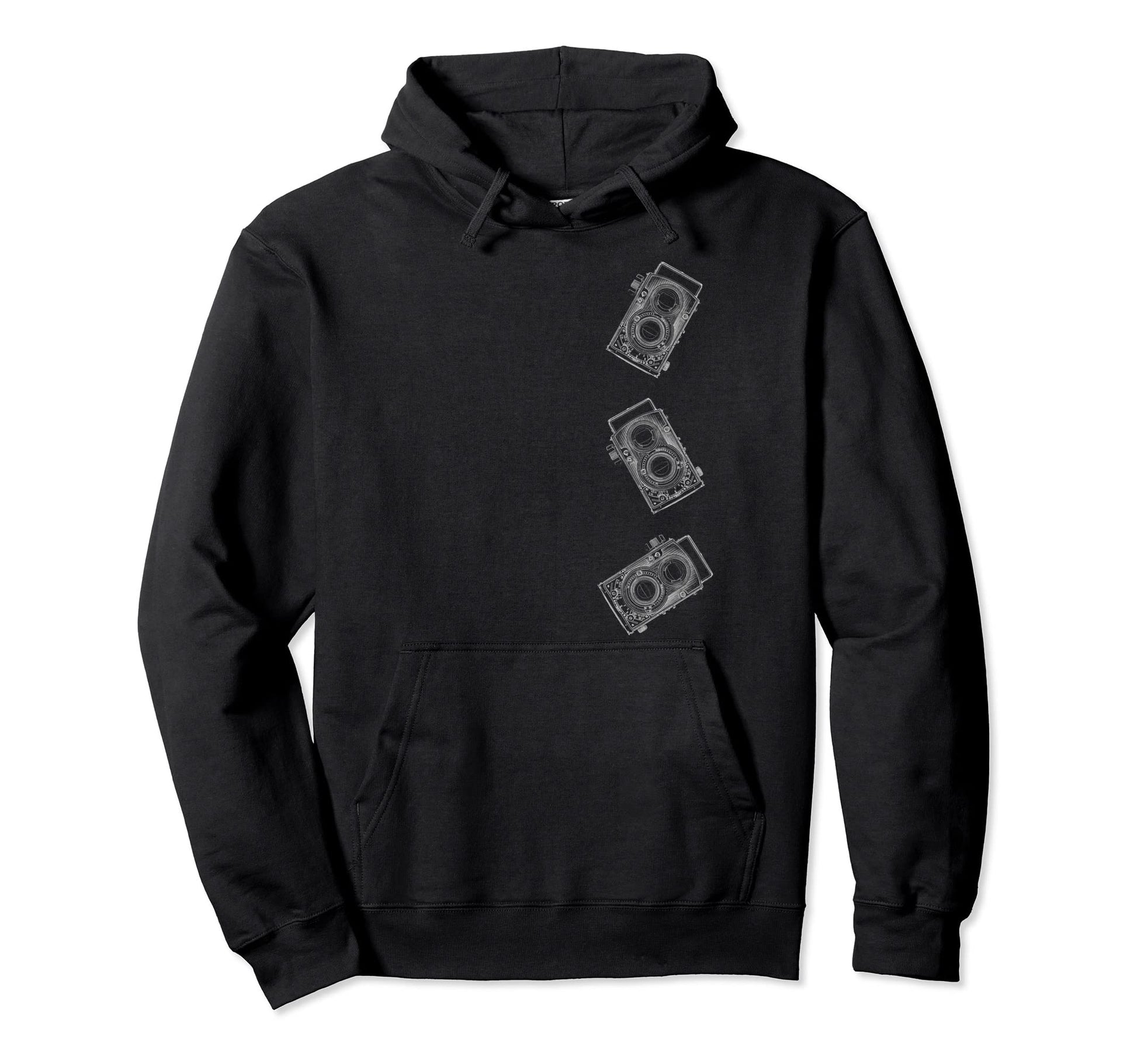 Twin Lens Reflex Cameras Photographer Hoodie - Streetwear Style for Adults - T-Shirt, Sweatshirt, Hoodie