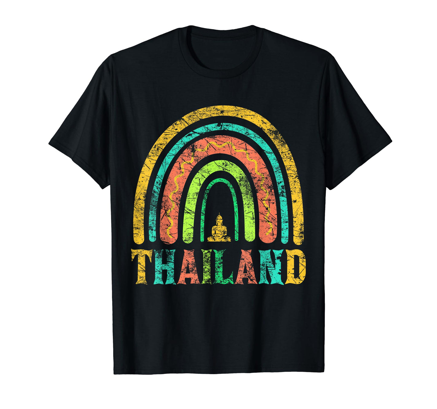 Thailand Rainbow Vacation Souvenir T-Shirt - Streetwear Style Unisex - T-Shirt, Sweatshirt, Hoodie