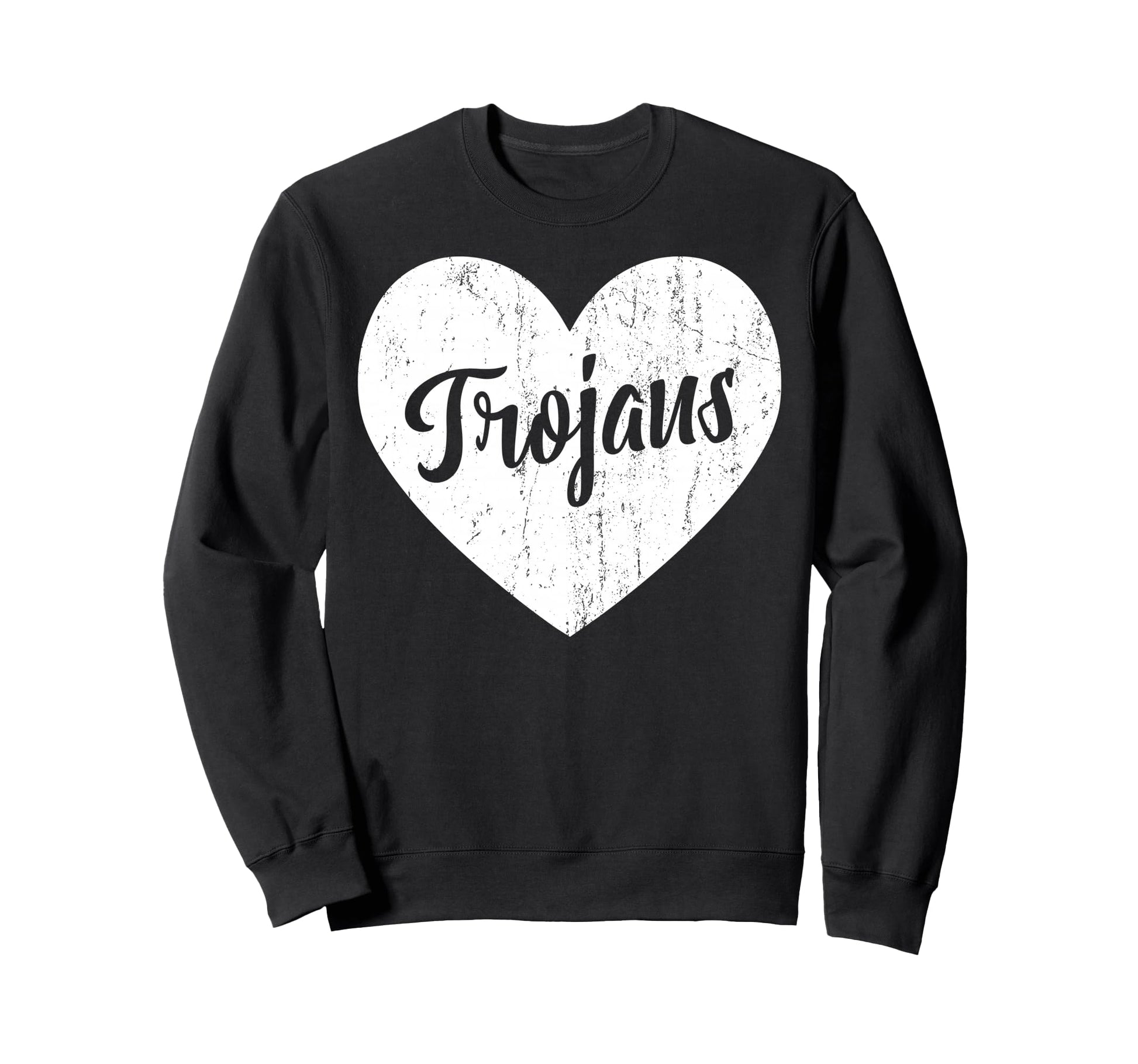 Trojans School Sports Fan Team Sweatshirt - Aesthetic Graphic for Adults - T-Shirt, Sweatshirt, Hoodie