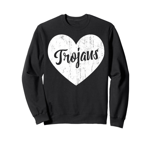 Trojans School Sports Fan Team Sweatshirt - Aesthetic Graphic for Adults - T-Shirt, Sweatshirt, Hoodie