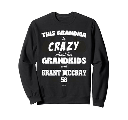 Grandma Crazy Grant Mccray San Sweatshirt - Aesthetic Graphic for Adults - T-Shirt, Sweatshirt, Hoodie