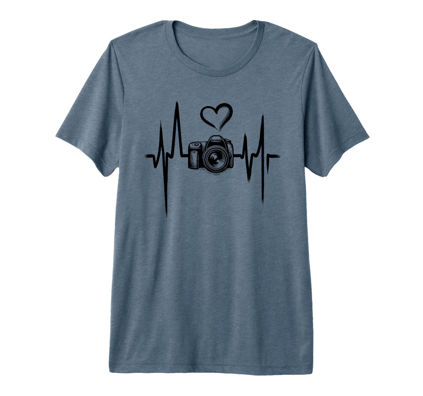 Camera Heartbeat Photography Lover T-Shirt - Streetwear Style Men Women - T-Shirt, Sweatshirt, Hoodie