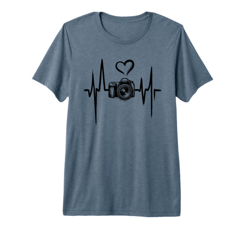 Camera Heartbeat Photography Lover T-Shirt - Streetwear Style Men Women - T-Shirt, Sweatshirt, Hoodie