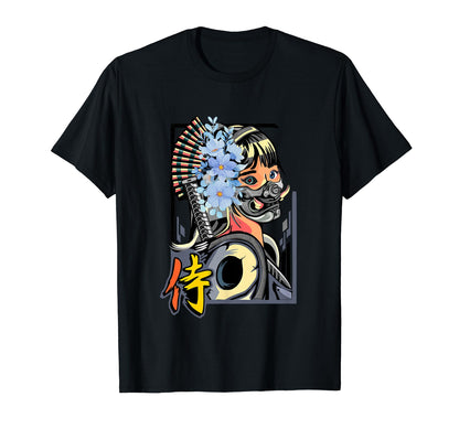 Japanese Modern Geisha Vaporwave T-Shirt - Trendy Graphic for Adults - T-Shirt, Sweatshirt, Hoodie