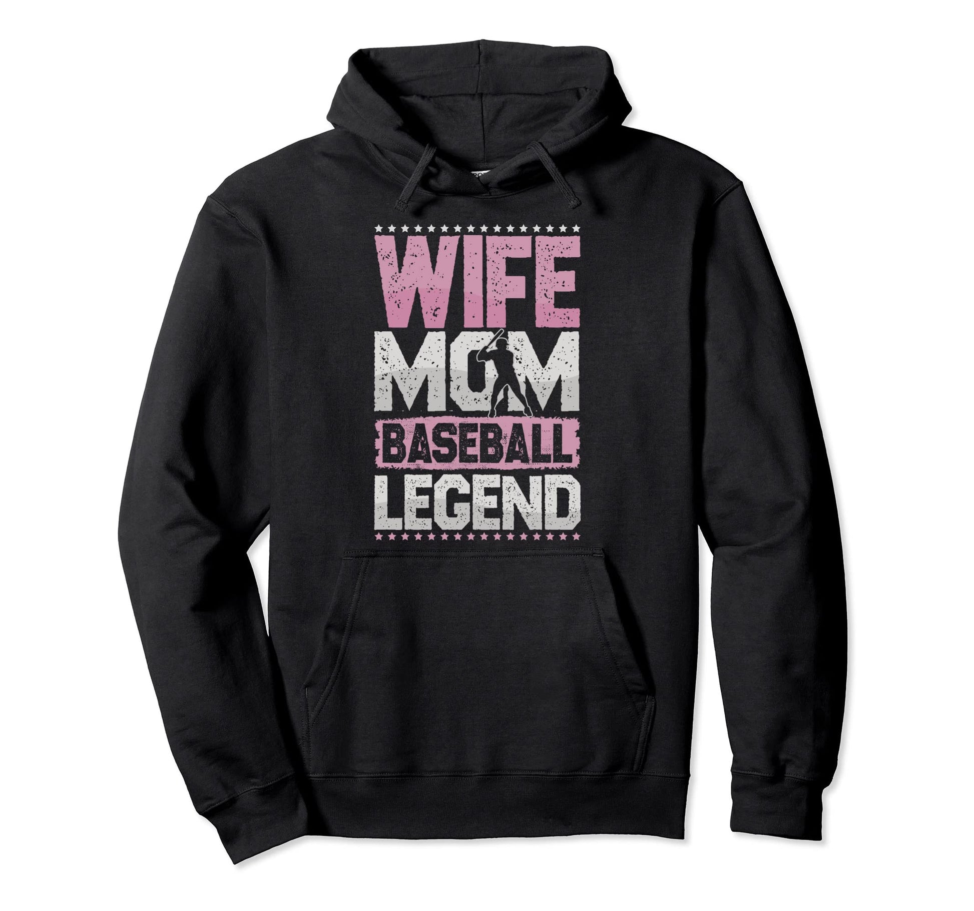 Cricket Wife Mom Baseball Legend Baseball Hoodie - Custom Art Print Unisex - T-Shirt, Sweatshirt, Hoodie