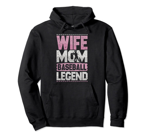 Cricket Wife Mom Baseball Legend Baseball Hoodie - Custom Art Print Unisex - T-Shirt, Sweatshirt, Hoodie