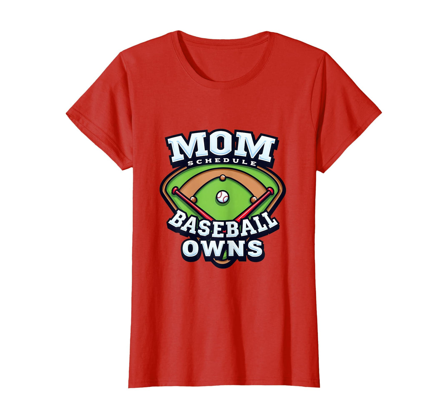 Baseball Mom Schedule T-Shirt - Minimalist Print Men Women - T-Shirt, Sweatshirt, Hoodie