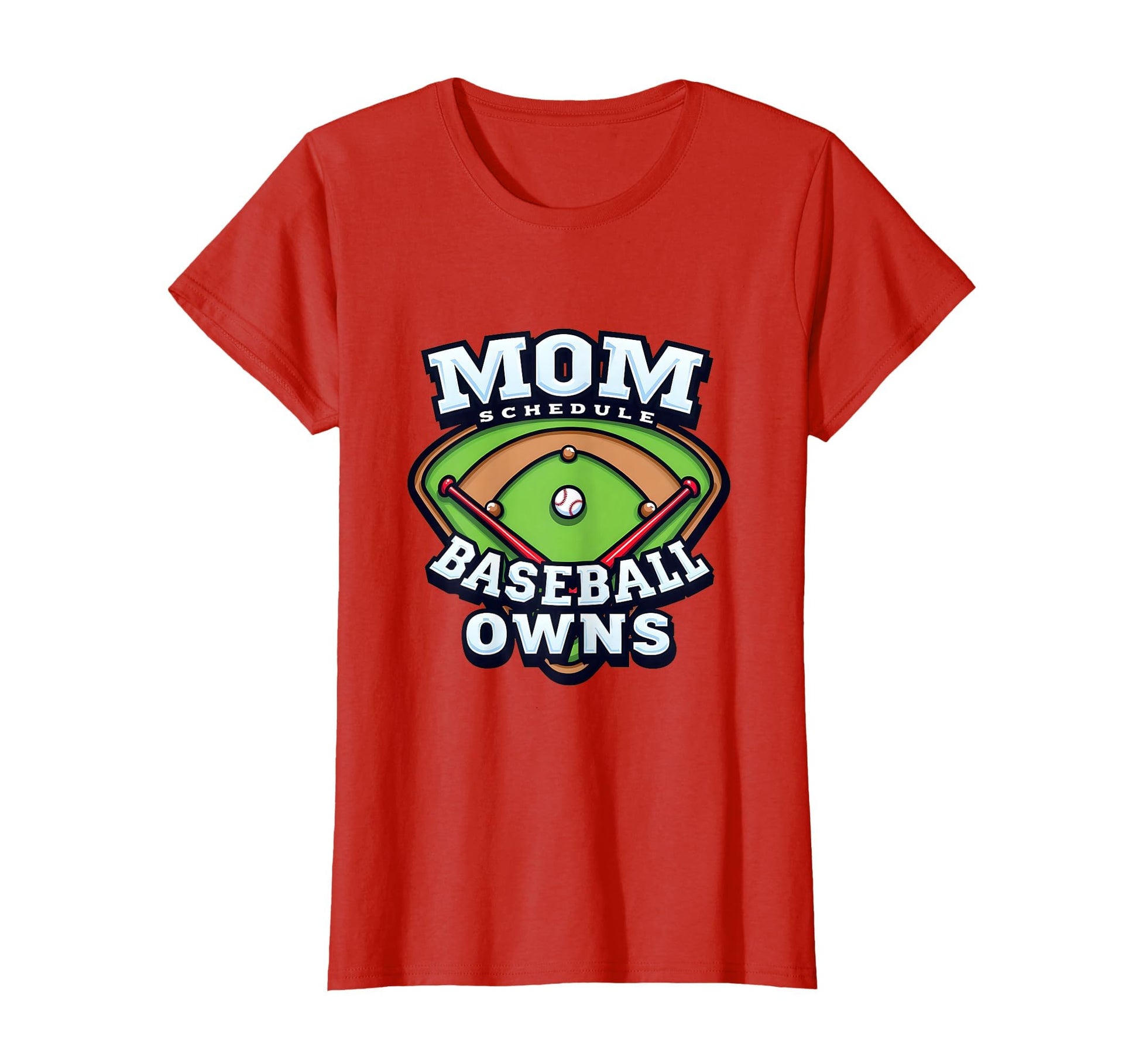 Baseball Mom Schedule T-Shirt - Minimalist Print Men Women - T-Shirt, Sweatshirt, Hoodie