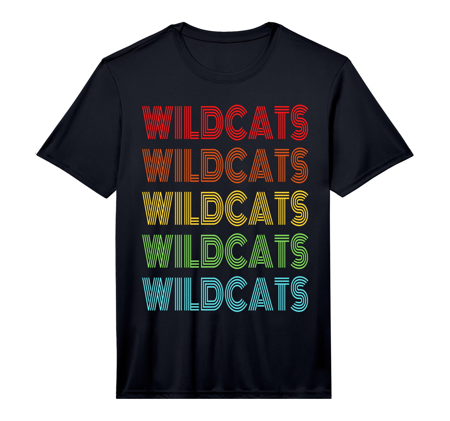 Wildcats School Sports Fan Team T-Shirt - Fun Novelty Design for Adults - T-Shirt, Sweatshirt, Hoodie