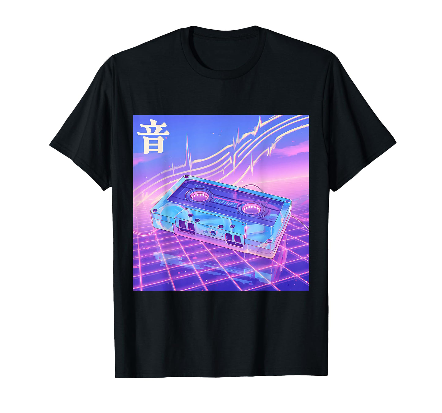 Cassette Tape Sound Vaporwave T-Shirt - Casual Everyday Wear for Adults - T-Shirt, Sweatshirt, Hoodie