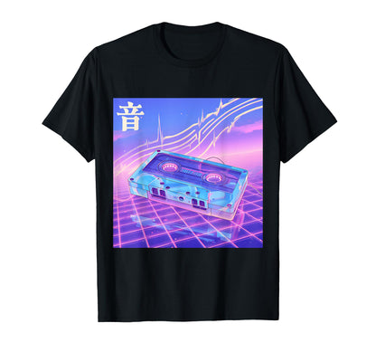 Cassette Tape Sound Vaporwave T-Shirt - Casual Everyday Wear for Adults - T-Shirt, Sweatshirt, Hoodie
