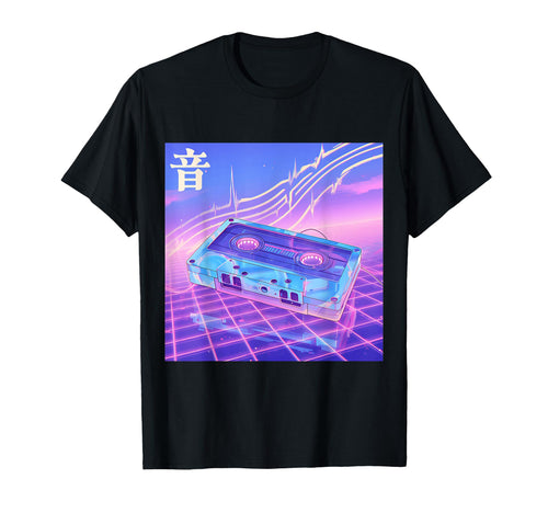 Cassette Tape Sound Vaporwave T-Shirt - Casual Everyday Wear for Adults - T-Shirt, Sweatshirt, Hoodie