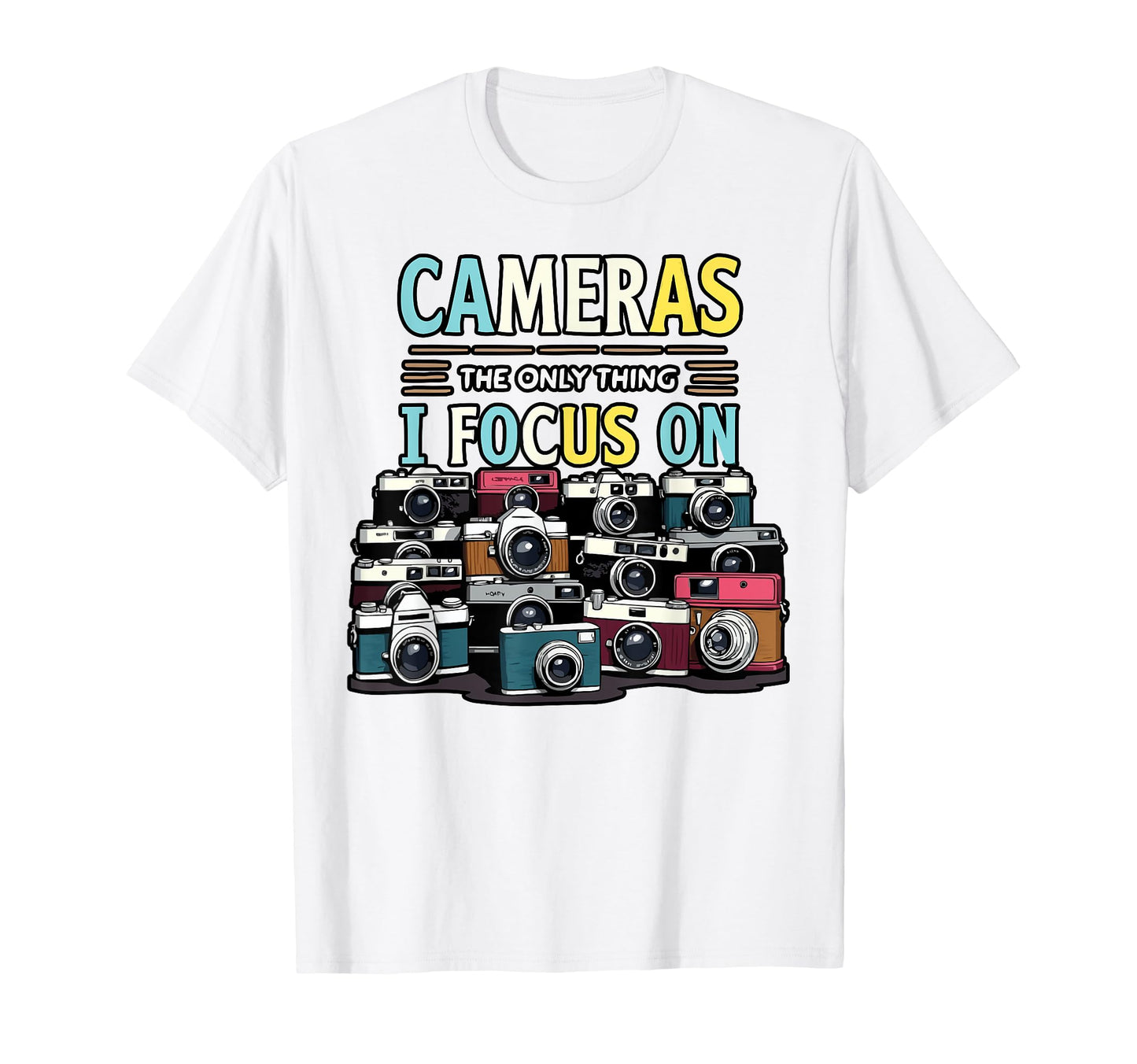Camera Collector Cameraman Photography T-Shirt - Streetwear Style Unisex - T-Shirt, Sweatshirt, Hoodie
