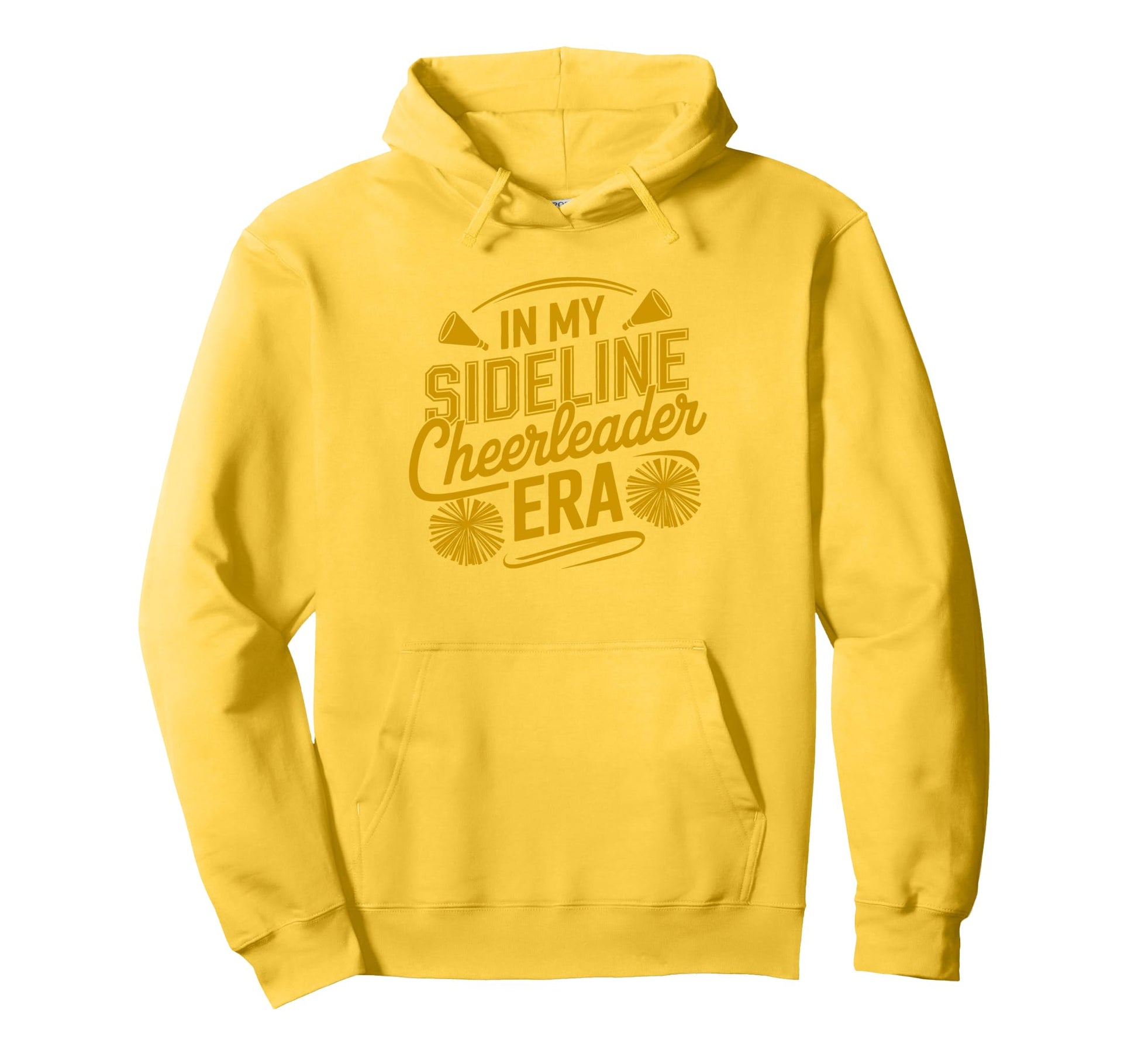 My Sideline Cheerleader Era Team Mom Sports Hoodie - Unique Graphic Unisex - T-Shirt, Sweatshirt, Hoodie