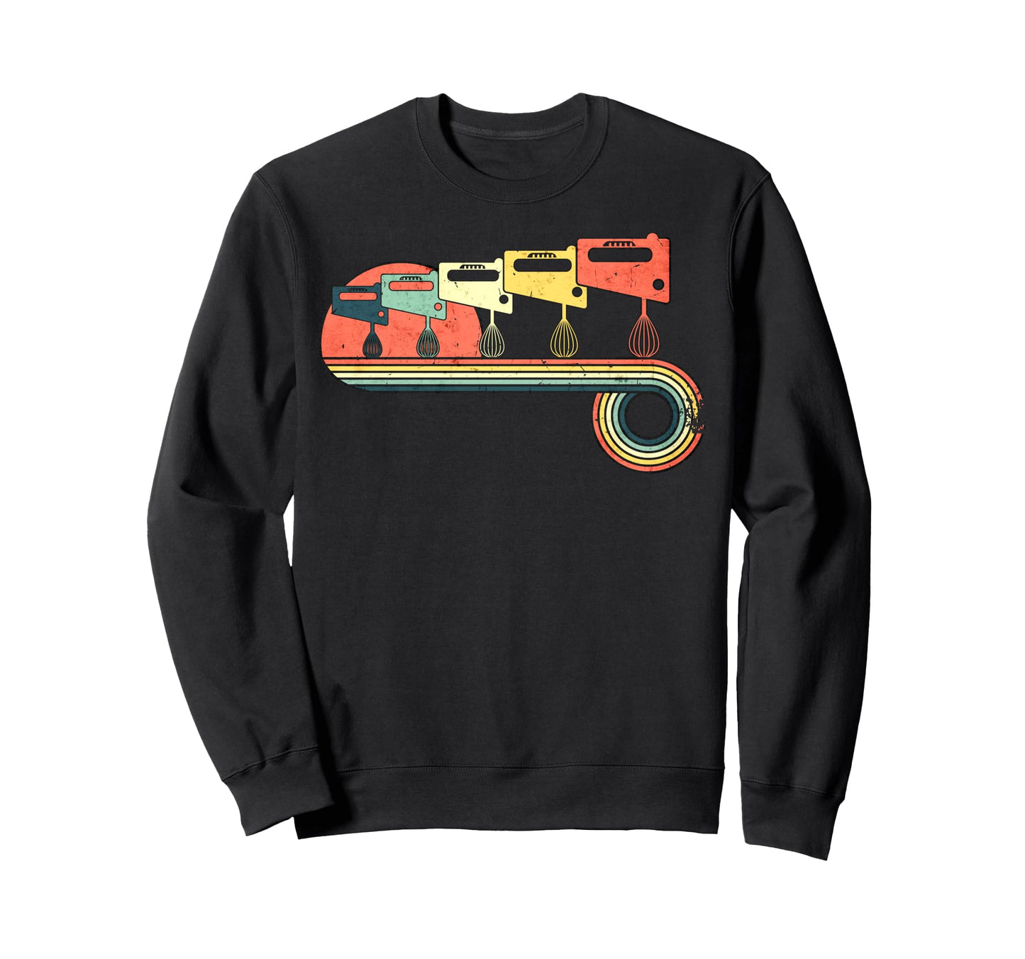 Electtric Mixer Sunset Rainbow Sweatshirt - Custom Art Print for Adults - T-Shirt, Sweatshirt, Hoodie