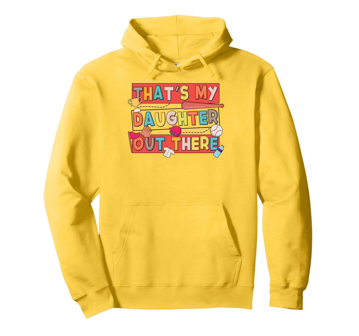 Baseball Mom Dad Biggest Fan Thats Hoodie - Fun Novelty Design for Adults - T-Shirt, Sweatshirt, Hoodie