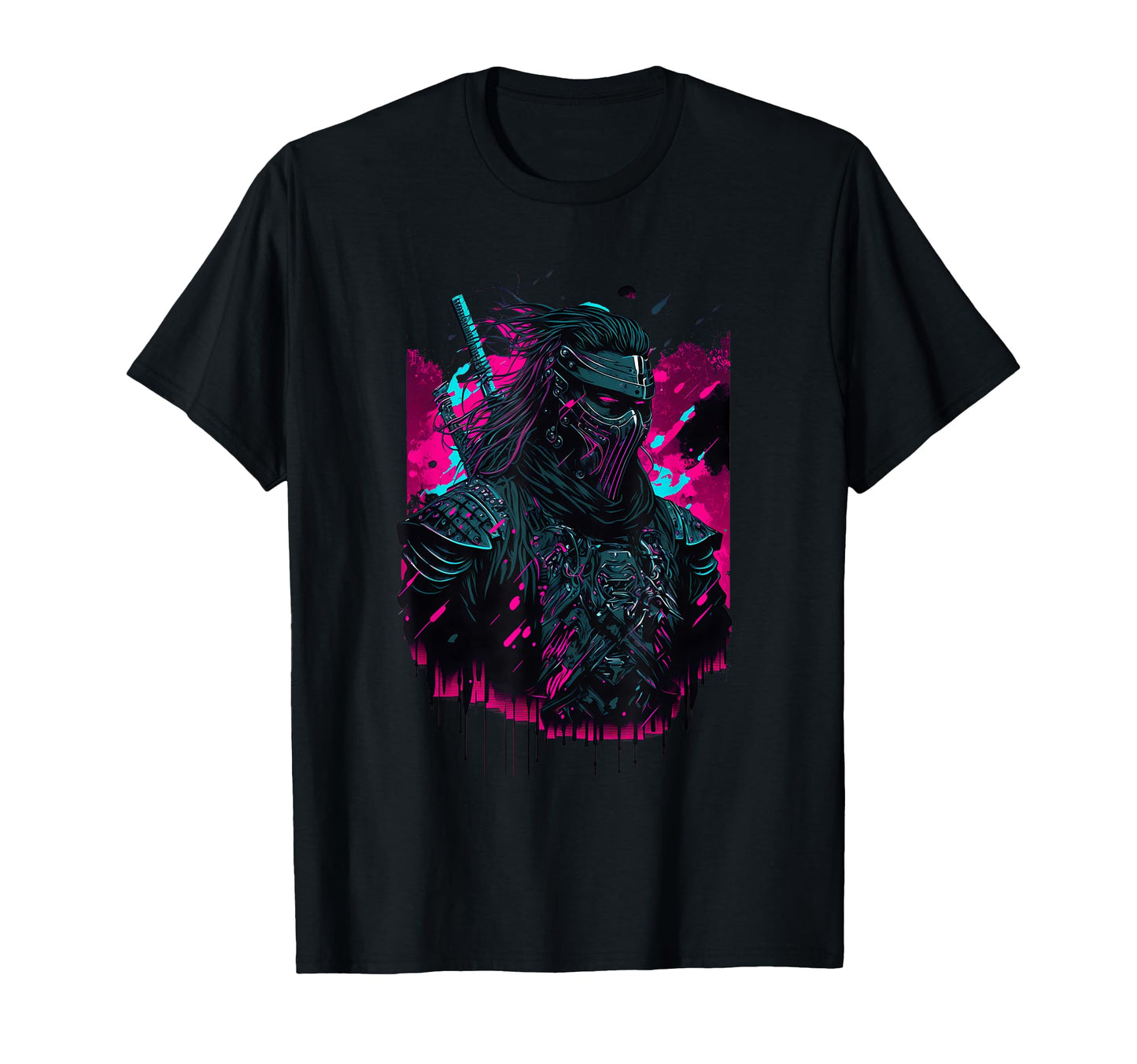 Cyberpunk Samurai Japanese T-Shirt - Casual Everyday Wear Men Women - T-Shirt, Sweatshirt, Hoodie