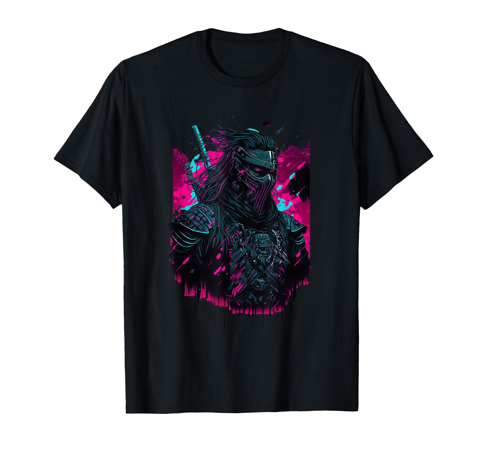 Cyberpunk Samurai Japanese T-Shirt - Casual Everyday Wear Men Women - T-Shirt, Sweatshirt, Hoodie