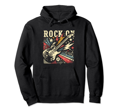 Rock Grunge Electric Guitar Art Hoodie - Streetwear Style Unisex - T-Shirt, Sweatshirt, Hoodie