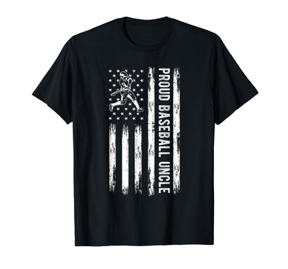Proud Baseball Uncle Usa Team Coach T-Shirt - Novelty Apparel Men Women - T-Shirt, Sweatshirt, Hoodie
