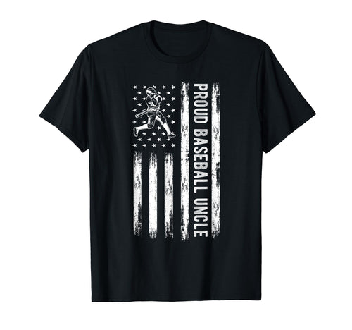 Proud Baseball Uncle Usa Team Coach T-Shirt - Novelty Apparel Men Women - T-Shirt, Sweatshirt, Hoodie