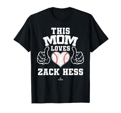 This Mom Loves Zack Hess Prospect T-Shirt - Trendy Graphic Men Women - T-Shirt, Sweatshirt, Hoodie