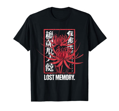 Red Spider Lily Flower Grunge T-Shirt - Trendy Graphic for Adults - T-Shirt, Sweatshirt, Hoodie