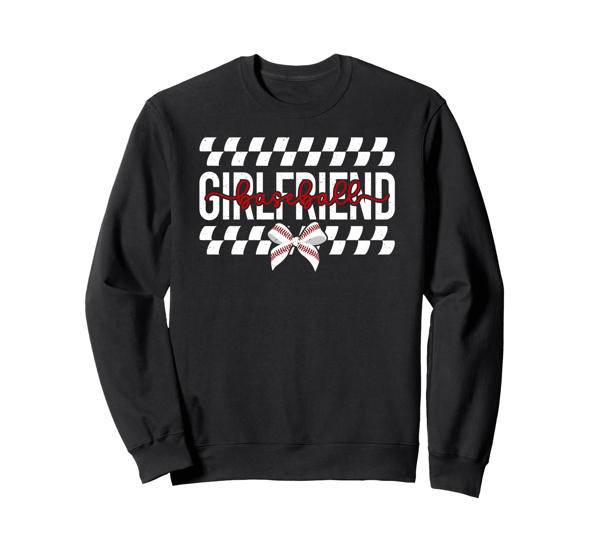 Baseball Girlfriend Baseball Sweatshirt - Aesthetic Graphic Men Women - T-Shirt, Sweatshirt, Hoodie