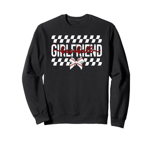 Baseball Girlfriend Baseball Sweatshirt - Aesthetic Graphic Men Women - T-Shirt, Sweatshirt, Hoodie