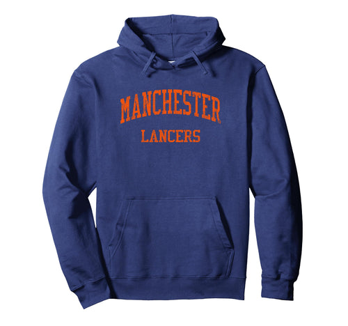 Manchester High School Hs Hoodie - Casual Everyday Wear for Adults - T-Shirt, Sweatshirt, Hoodie