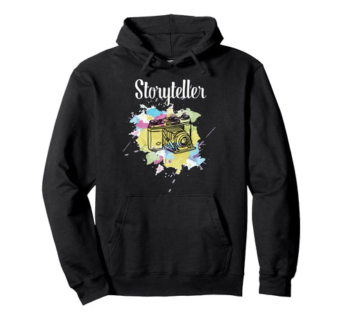 Storyteller Photographer Photography Hoodie - Graphic Print for Adults - T-Shirt, Sweatshirt, Hoodie